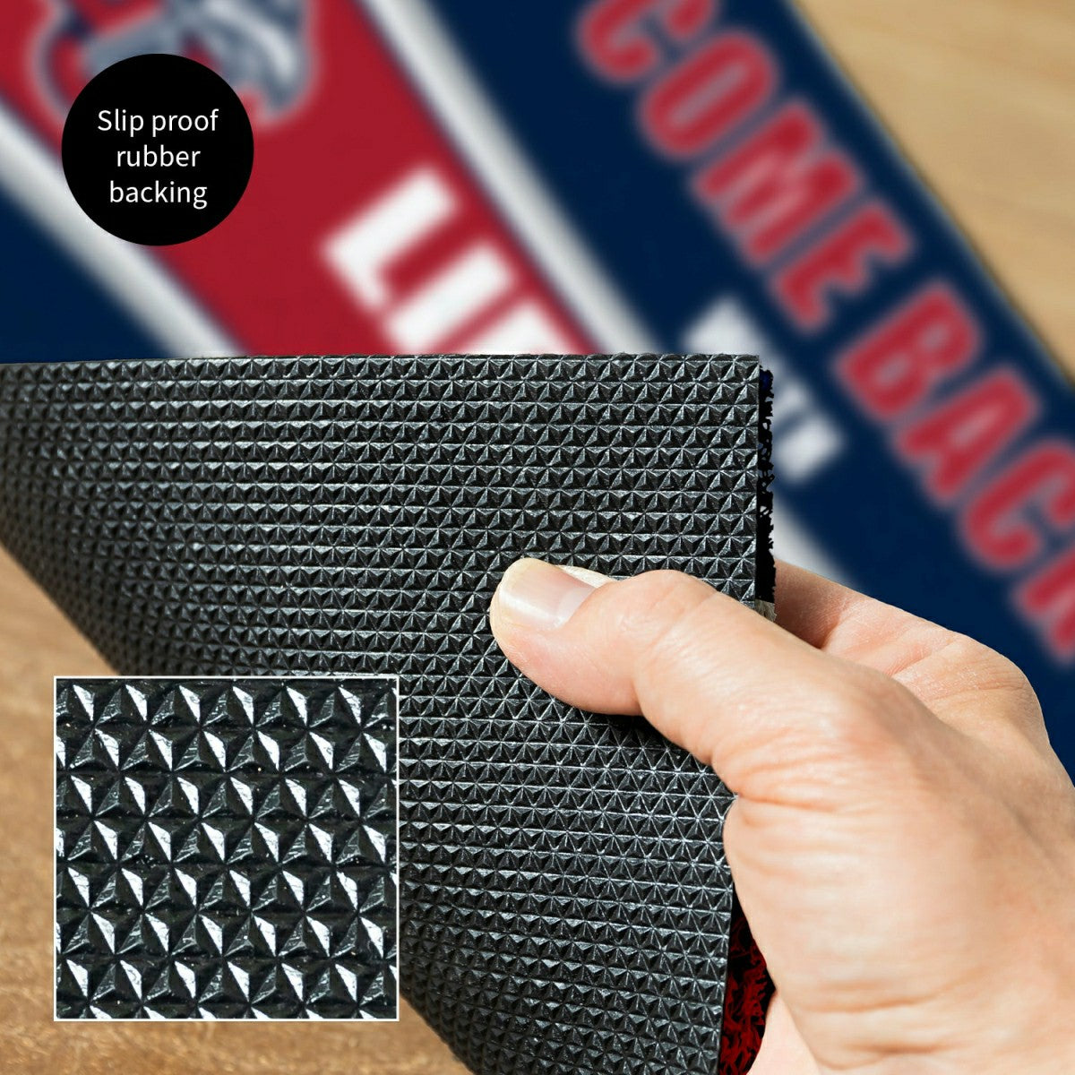28" x 16" PVC Trapper Mat, Come Back with Tickets, Liberty University - Collegiate