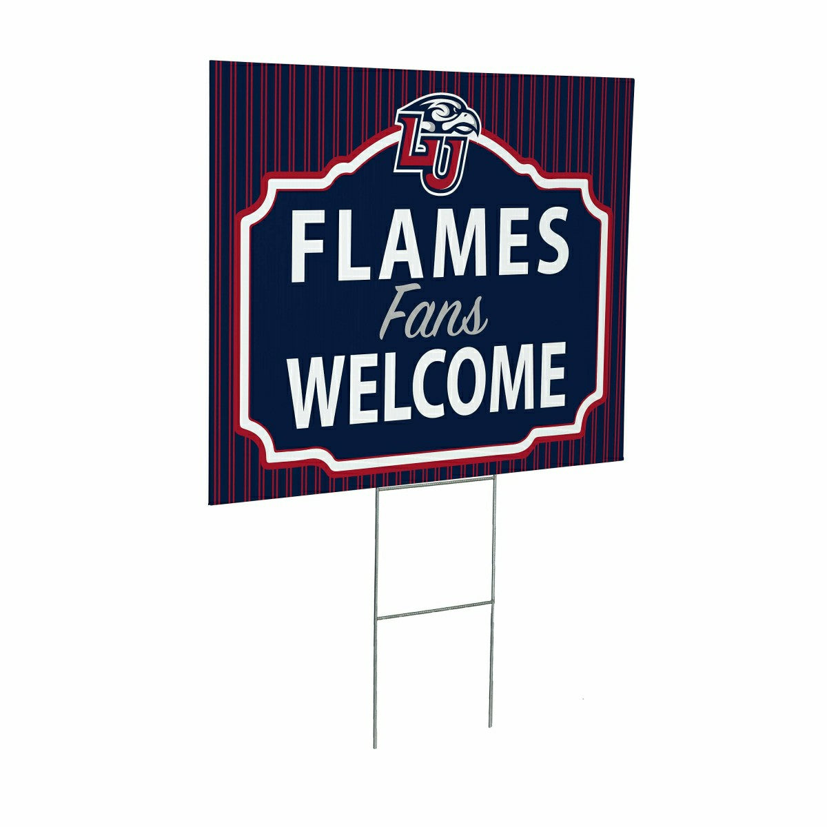 Liberty University Coroplast Yard Sign, "Fans Welcome" - Collegiate Home
