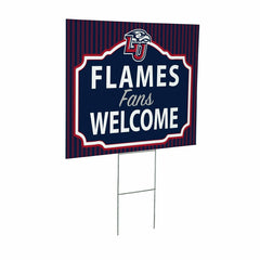Liberty University Coroplast Yard Sign, "Fans Welcome" - Collegiate Home