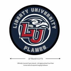 LED Wall Decor, Round, Liberty University - Collegiate Home