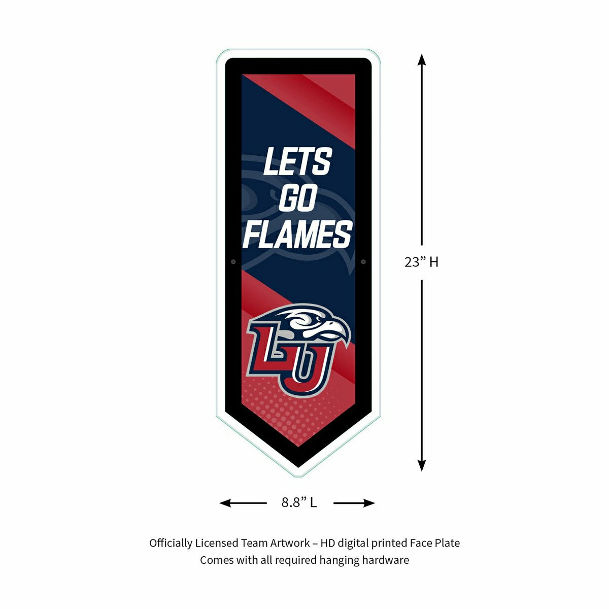 LED Wall Decor, Pennant, Liberty University - Collegiate Home