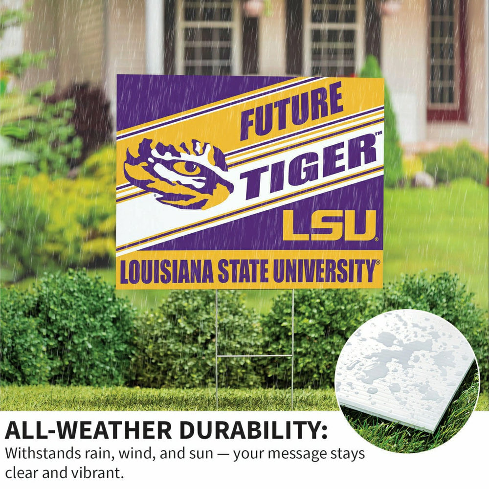 Louisiana State University Coroplast Yard Sign, Future Student - Collegiate Home