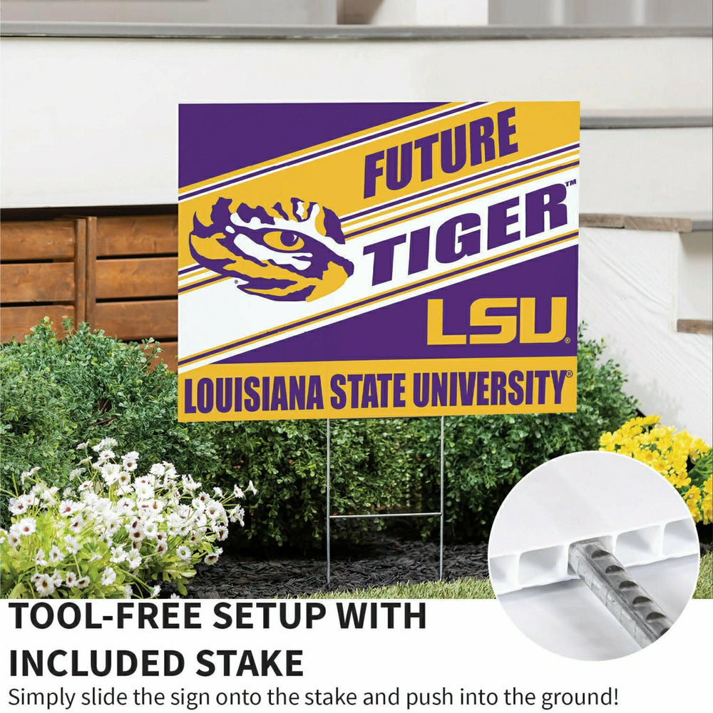 Louisiana State University Coroplast Yard Sign, Future Student - Collegiate Home