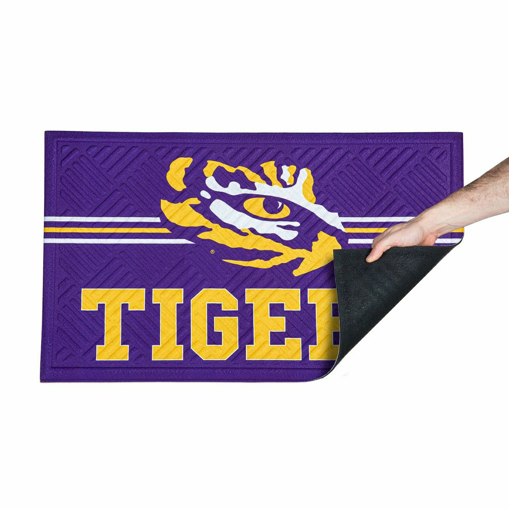 Embossed Mat, Cross Hatch, Louisiana State University - Collegiate