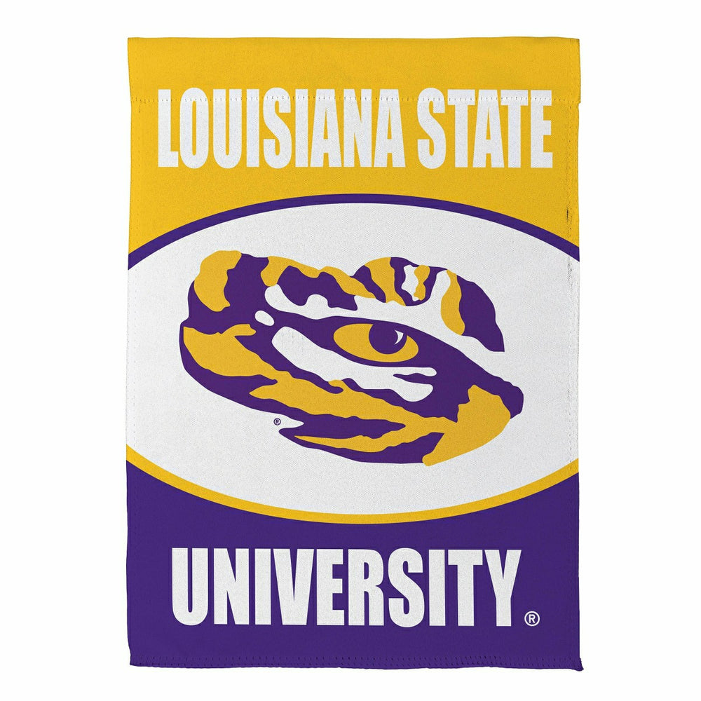 Louisiana State University Suede Flag, GDN - Collegiate Home