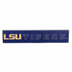 Louisiana State University Engraved Wood Sign, 3.5" x 18" - Collegiate Home