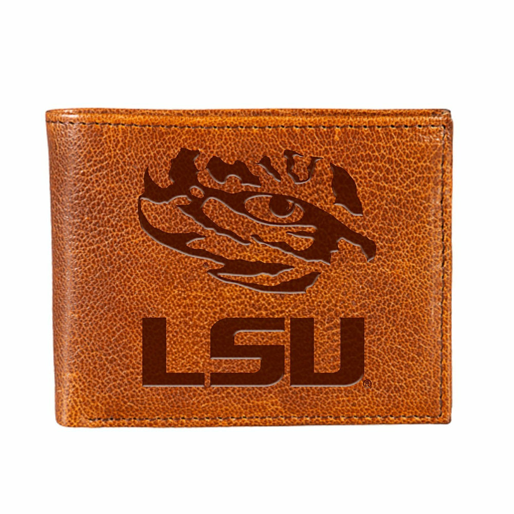 Louisiana State University, Embossed 100% Genuine Tumbled Leather Pass - Collegiate Home