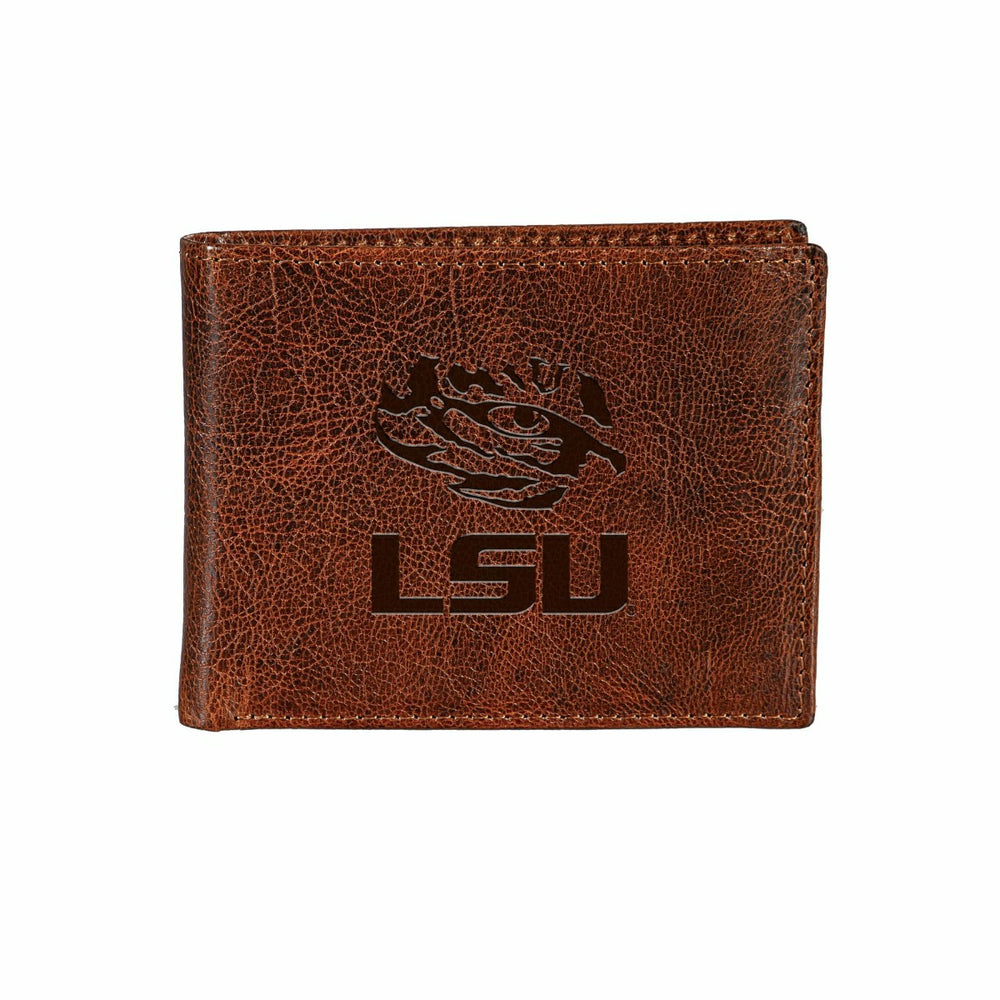 Louisiana State University, Embossed 100% Genuine Tumbled Leather Pass - Collegiate Home