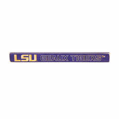 Louisiana State University Engraved Wood Sign, 1.5" x 18" - Collegiate Home