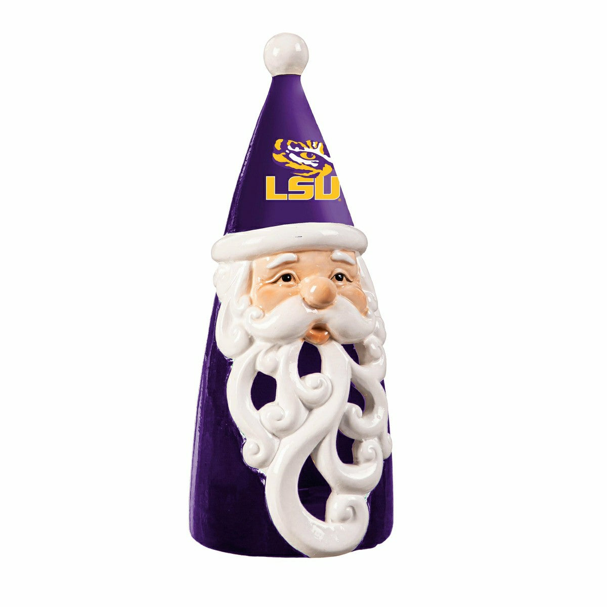 Louisiana State University Santa LED Statuary, 8" - Collegiate Home