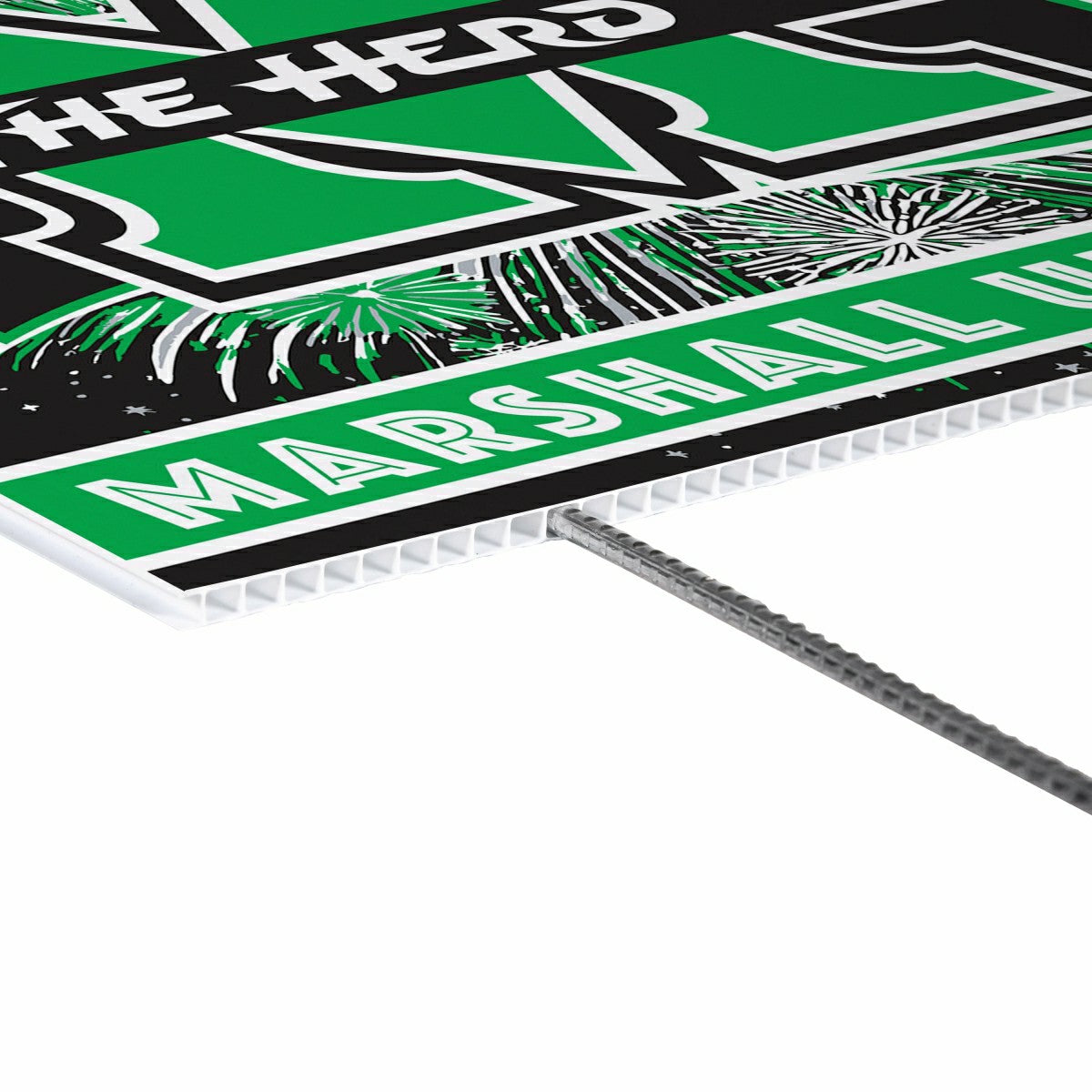 Marshall University Yard Sign, Patriotic - Collegiate Home