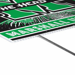 Marshall University Yard Sign, Patriotic - Collegiate Home