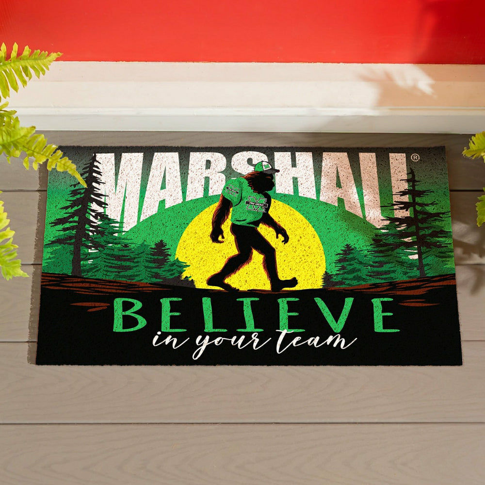 Marshall University Bigfoot PVC Mat, 28"x16" - Collegiate