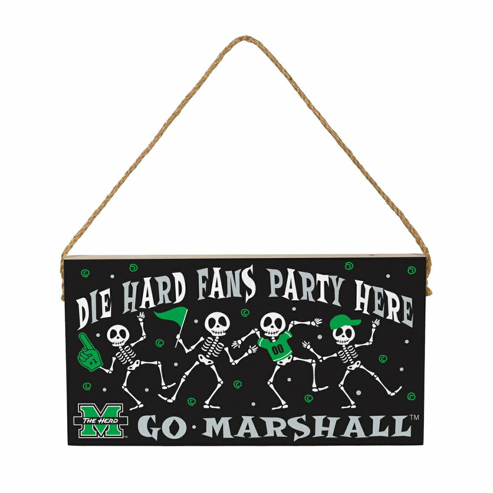 Marshall University Halloween Wood Wall Sign, 6x11 - Collegiate Home