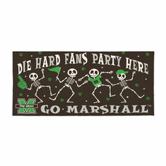 Marshall University Flocked Coir Halloween Sassafras Switch Mat, 22"x1 - Collegiate