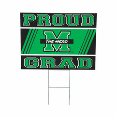 Marshall University Coroplast Yard Sign Graduate - Collegiate Home