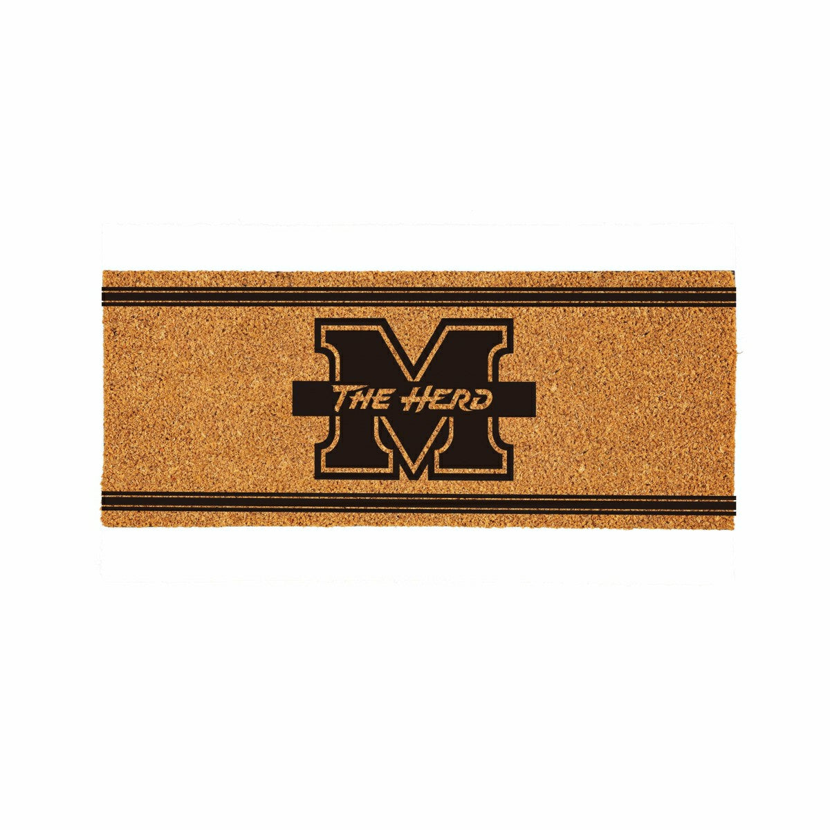 Marshall University Extra Large One Color Coir Mat, 60"x24" - Collegiate