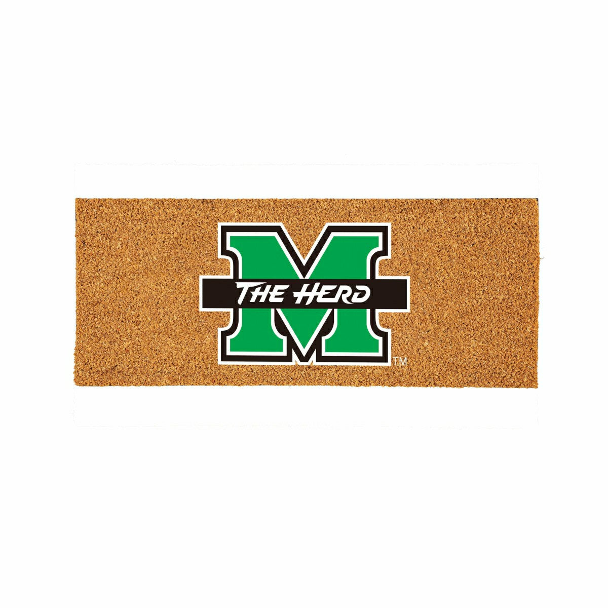 Marshall University Extra Large Full Color Coir Mat, 60"x24" - Collegiate