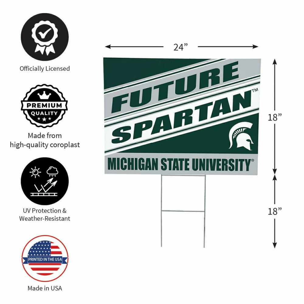 Michigan State University Coroplast Yard Sign, Future Student - Collegiate Home