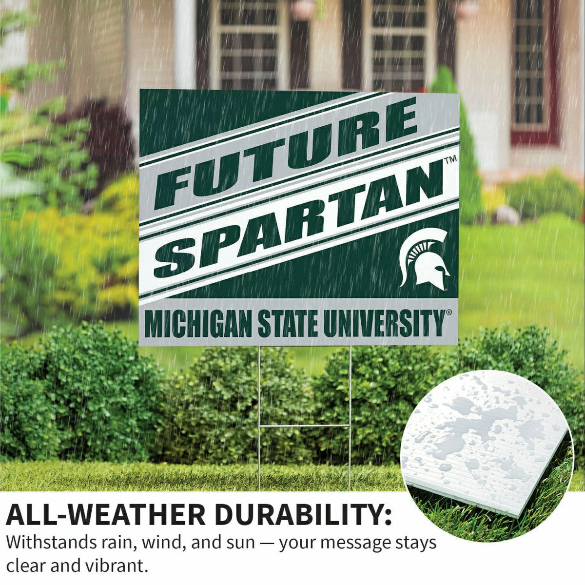 Michigan State University Coroplast Yard Sign, Future Student - Collegiate Home