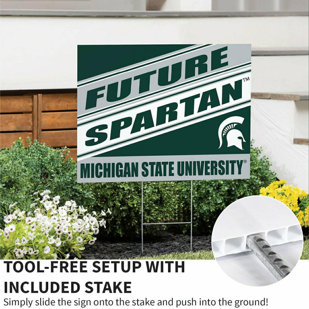 Michigan State University Coroplast Yard Sign, Future Student - Collegiate Home