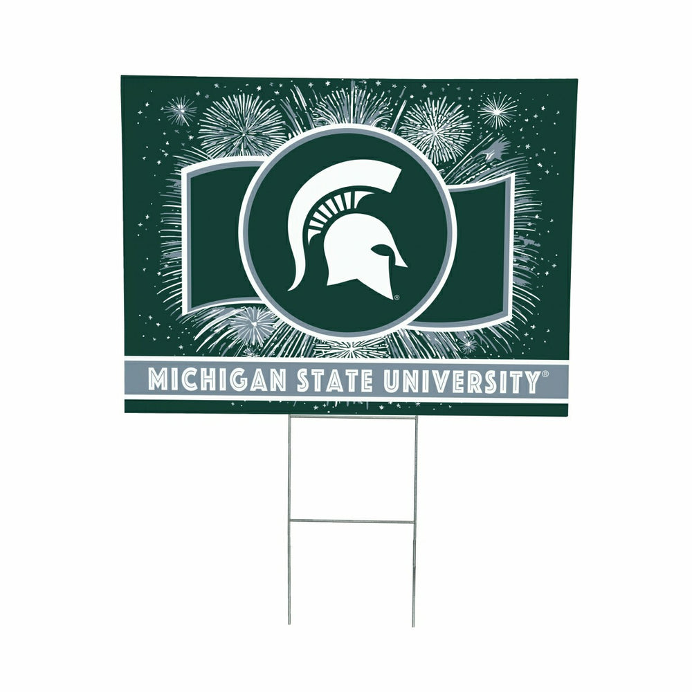 Michigan State University Yard Sign, Patriotic - Collegiate Home