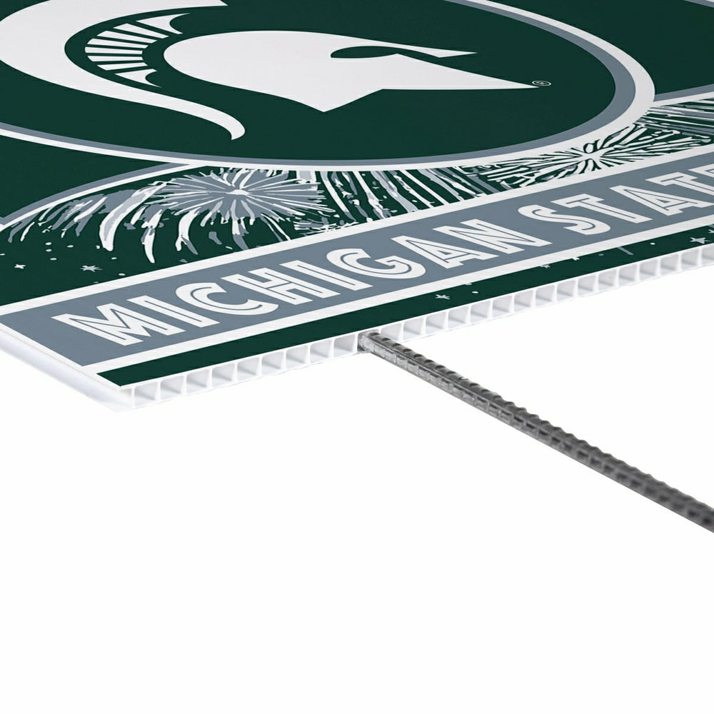 Michigan State University Yard Sign, Patriotic - Collegiate Home