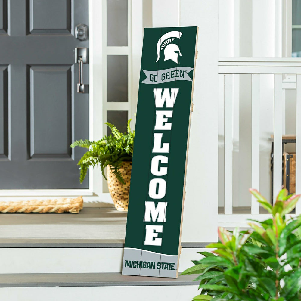 Michigan State University Large Single Sided Leaner, 46" - Collegiate Home