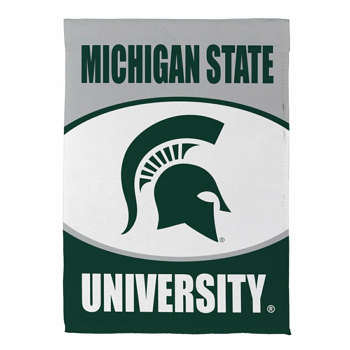 Michigan State University Suede Flag, House - Collegiate Home