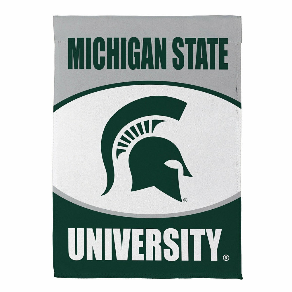 Michigan State University Suede Flag, House - Collegiate Home