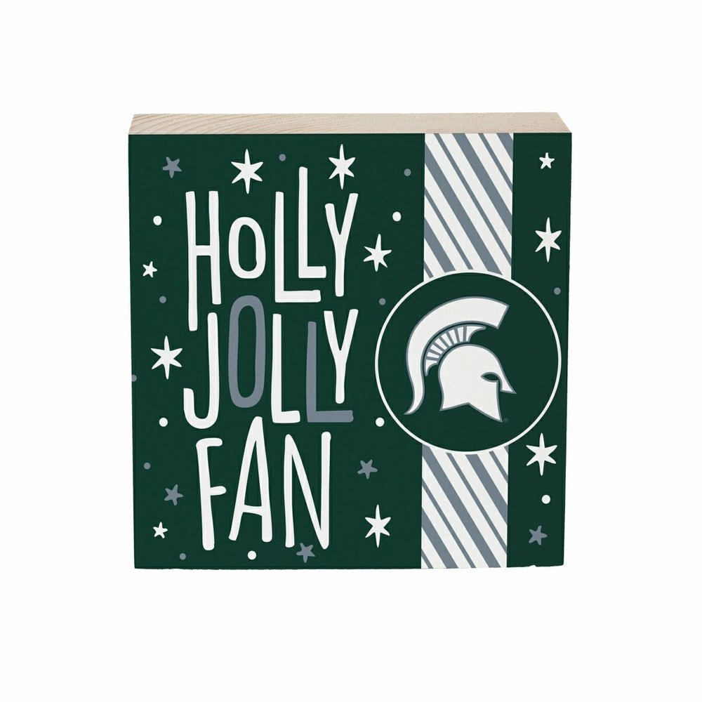 Michigan State University Block, Holiday, 6x6 - Collegiate Home