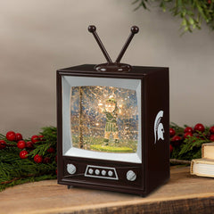 Michigan State University Vintage TV Water Lantern - Collegiate Home