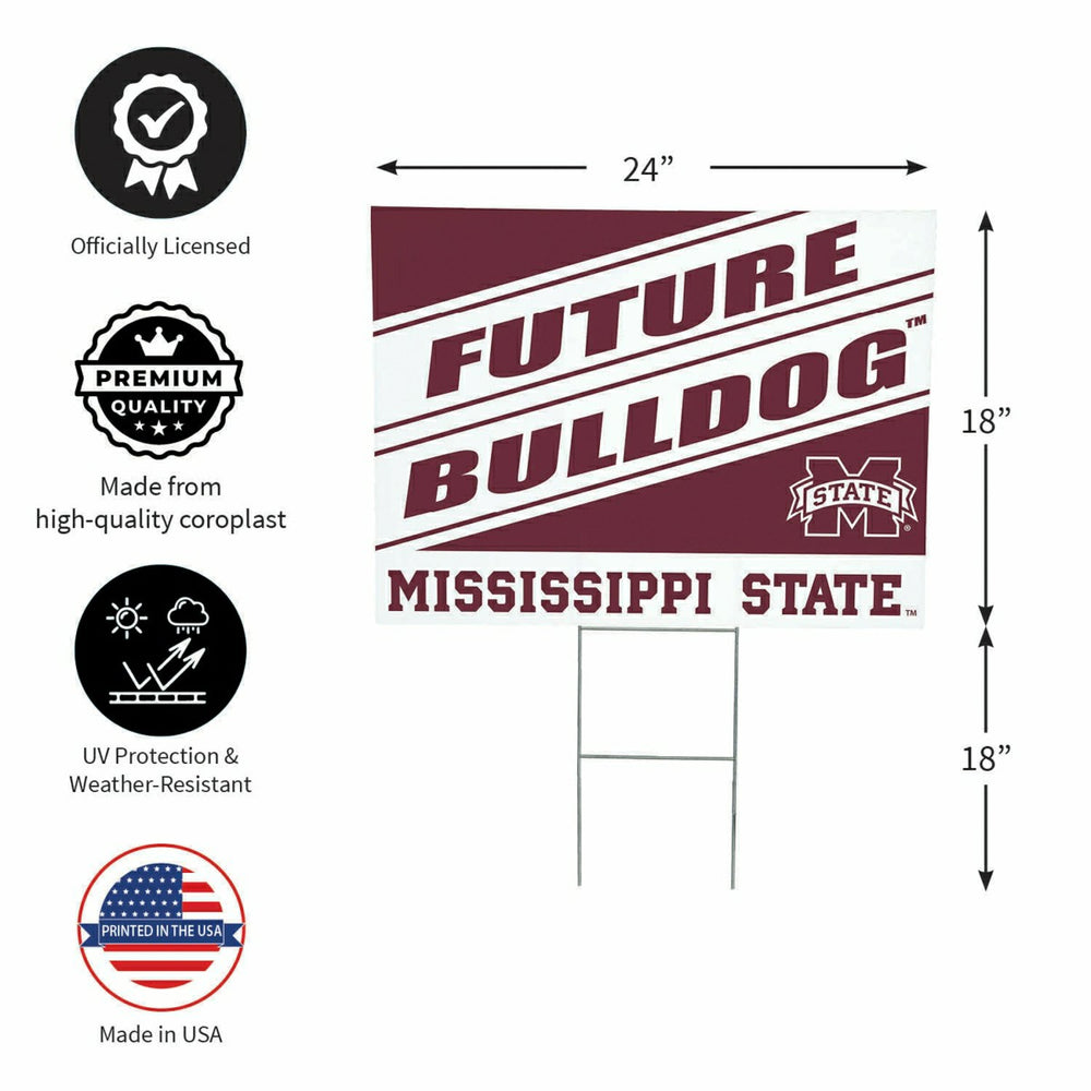 Mississippi State University Coroplast Yard Sign, Future Student - Collegiate Home