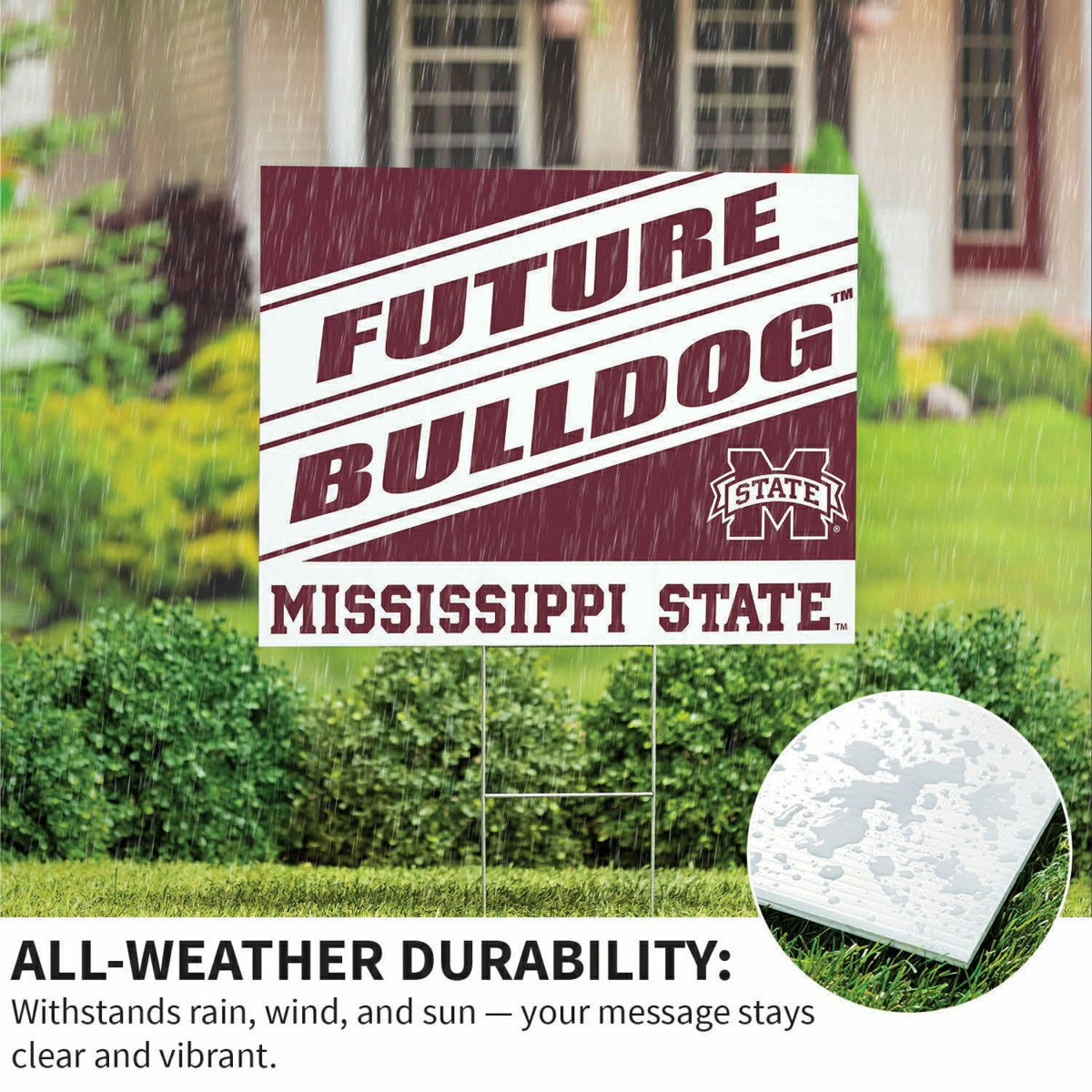 Mississippi State University Coroplast Yard Sign, Future Student - Collegiate Home