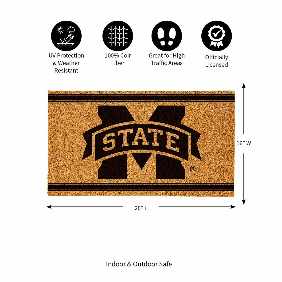 Mississippi State University, Coir Mat 1C - Collegiate
