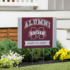 Mississippi State University Coroplast Yard Sign Alumni - Collegiate Home