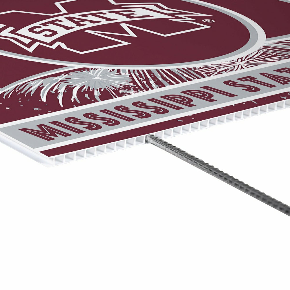 Mississippi State University Coroplast Yard Sign, Patriotic - Collegiate Home