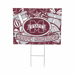 Mississippi State University Yard Sign, Holiday - Collegiate Home