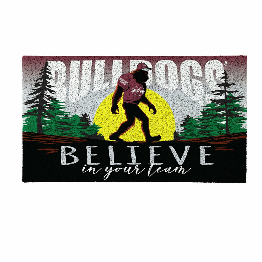 Mississippi State University Bigfoot PVC Mat, 28"x16" - Collegiate