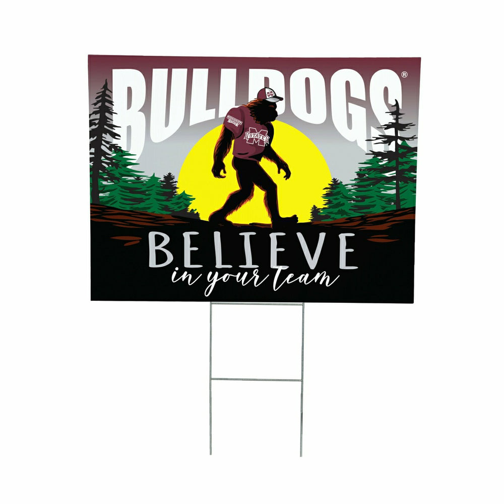 Mississippi State University Coroplast Yard Sign, Bigfoot - Collegiate Home