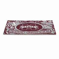 Mississippi State University Holiday PVC Mat, 28"x16" - Collegiate