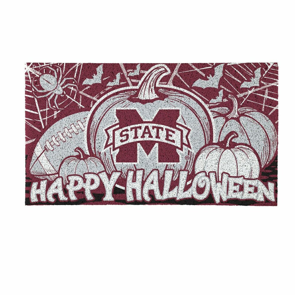 Mississippi State University Halloween PVC Mat, 28"x16" - Collegiate