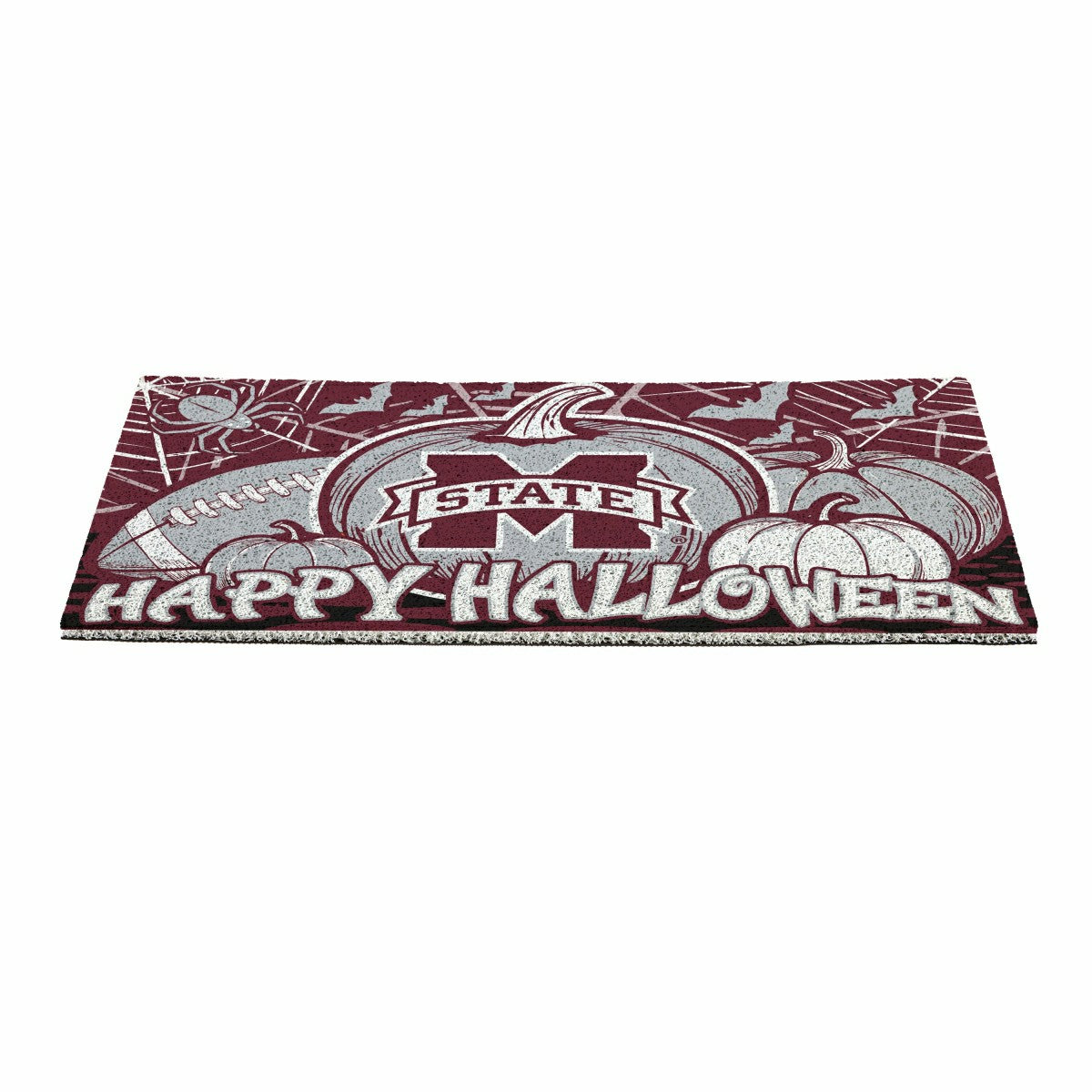 Mississippi State University Halloween PVC Mat, 28"x16" - Collegiate