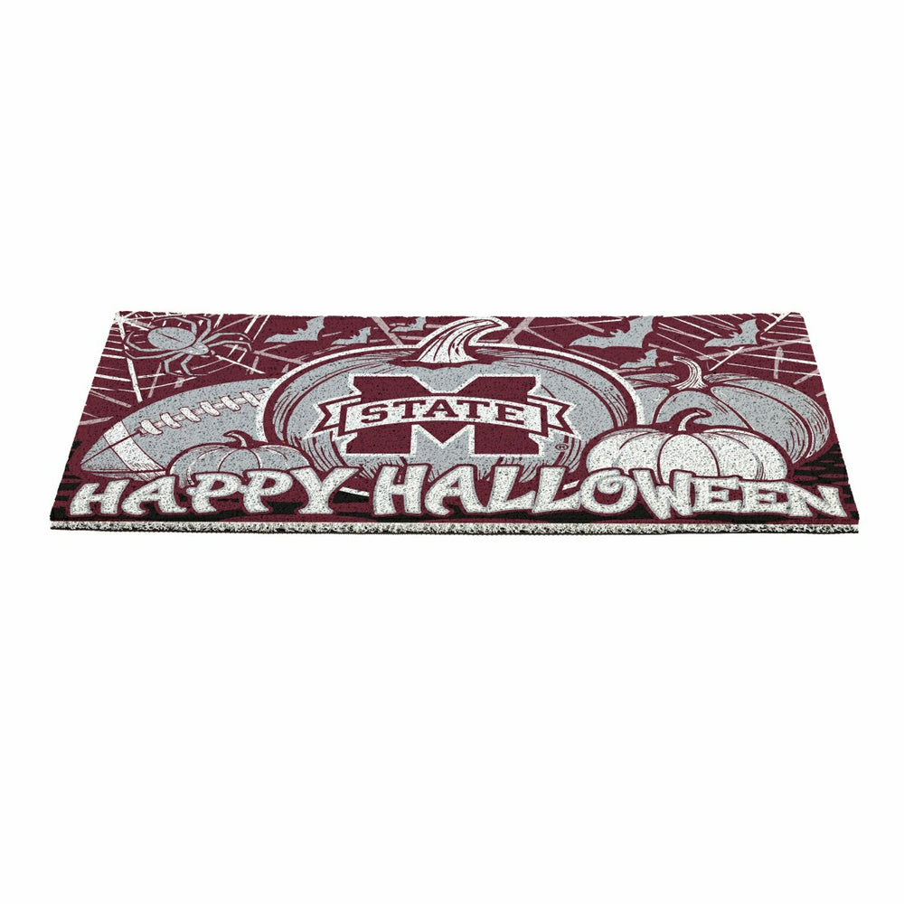 Mississippi State University Halloween PVC Mat, 28"x16" - Collegiate