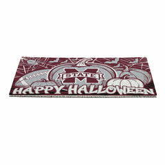 Mississippi State University Halloween PVC Mat, 28"x16" - Collegiate