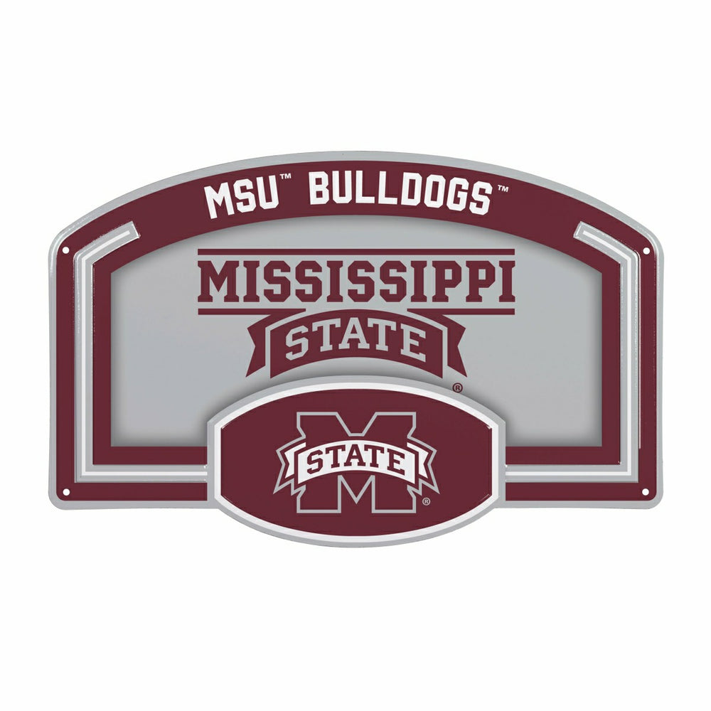 Mississippi State University USA Embossed Steel Wall Sign, 11" x 17" - Collegiate Home