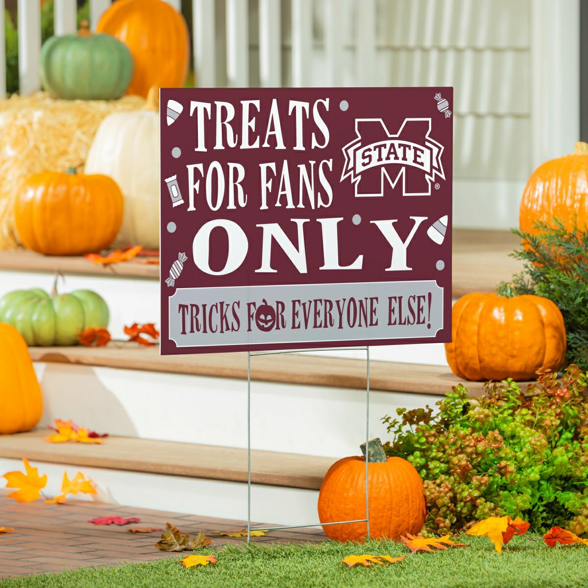 Mississippi State University Yard Sign, Halloween Treats for Fans - Collegiate Home