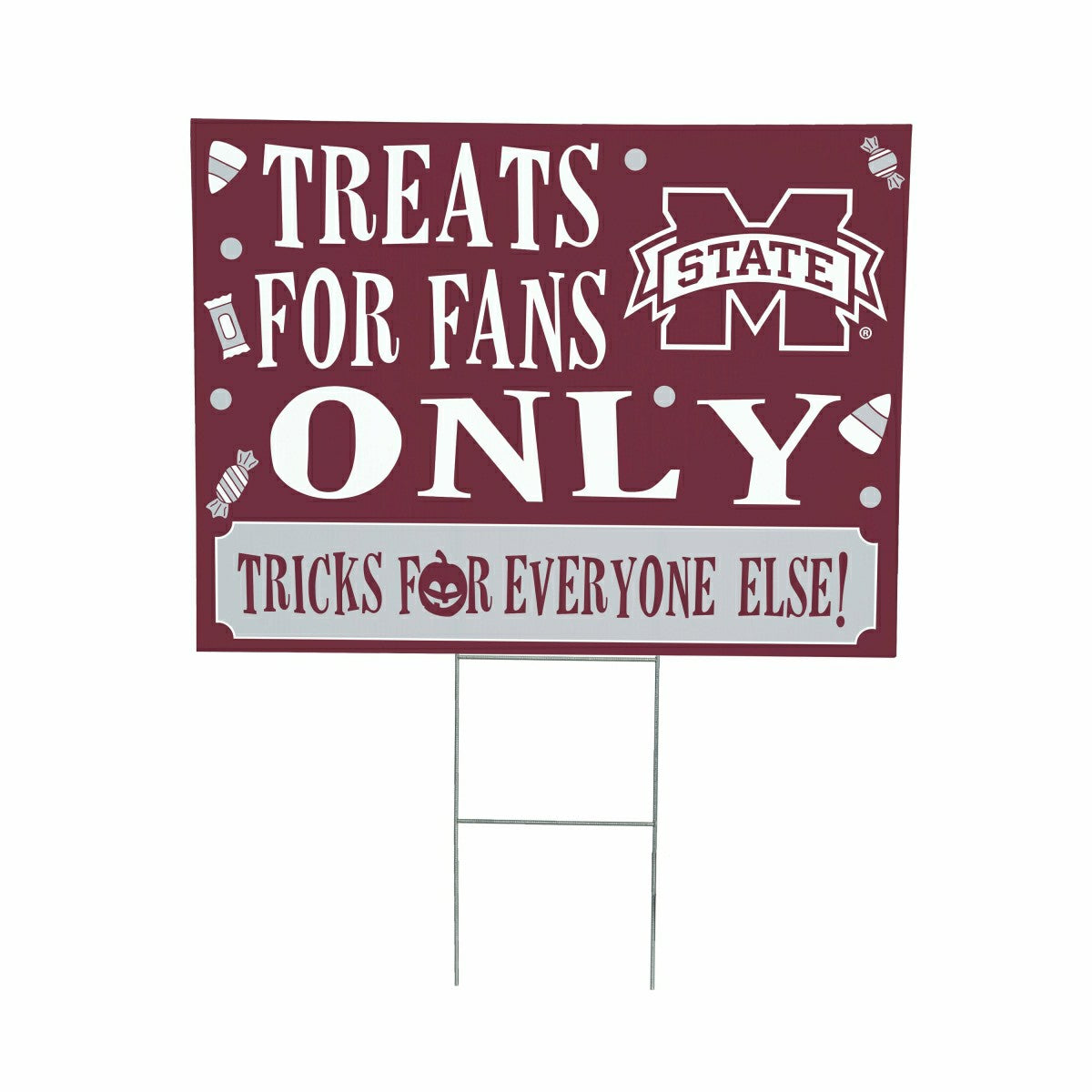 Mississippi State University Yard Sign, Halloween Treats for Fans - Collegiate Home