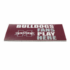 Mississippi State University Fan Mat, 28"x16" - Collegiate