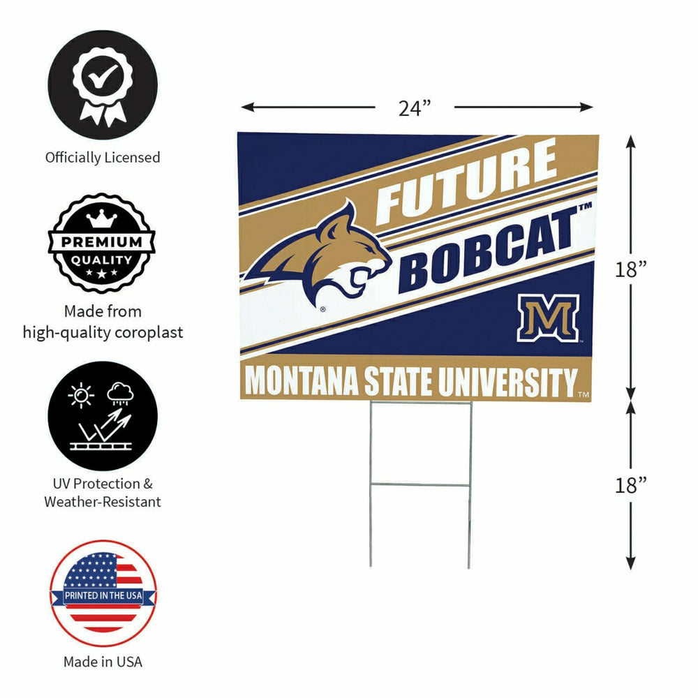 Montana State University Coroplast Yard Sign, Future Student - Collegiate Home